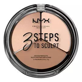 Paleta contour 3 Steps to Sculpt Face Sculpting Palette