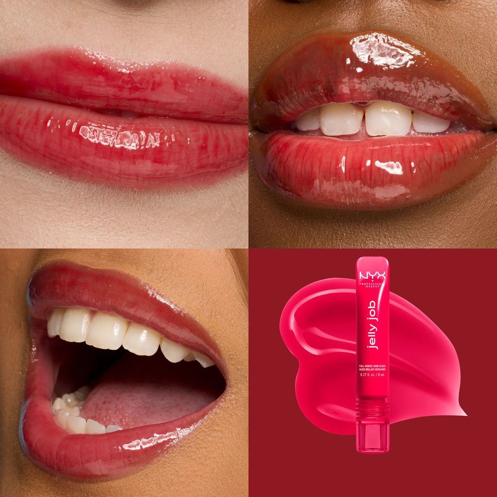 Jelly Job NYX PMU Gloss con brillo y volumen natural