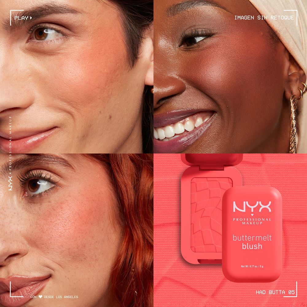 NYX PMU Buttermelt Blush, Rubor en Polvo