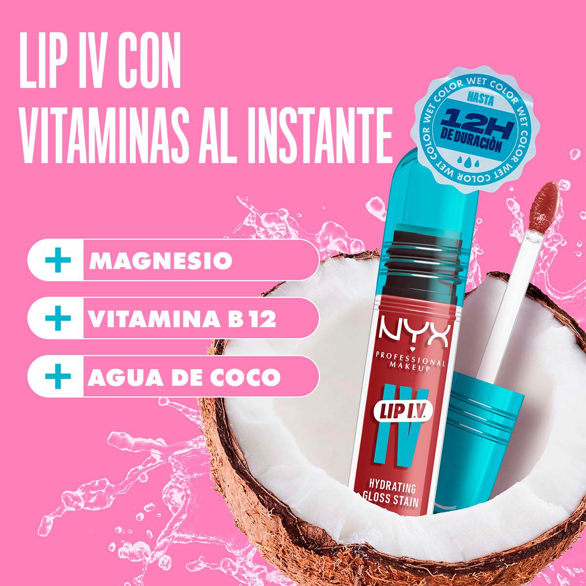 LIP I.V. Tinta para Labios Hidratante Efecto Gloss