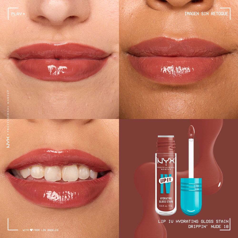 LIP I.V. Tinta para Labios Hidratante Efecto Gloss