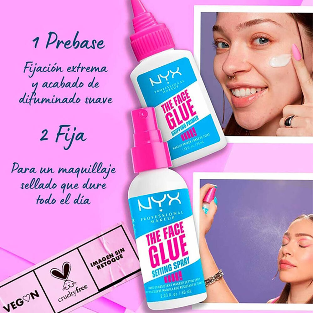 The Face Glue Spray Fijador de maquillaje