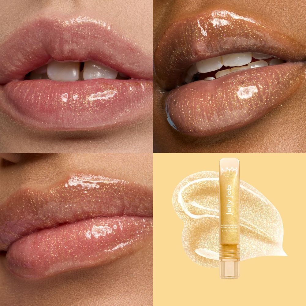 Jelly Job NYX PMU Gloss con brillo y volumen natural