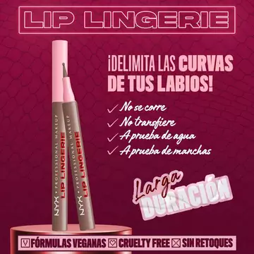 Lip Lingerie Delineador de Labios Efecto Tinta NYX PMU