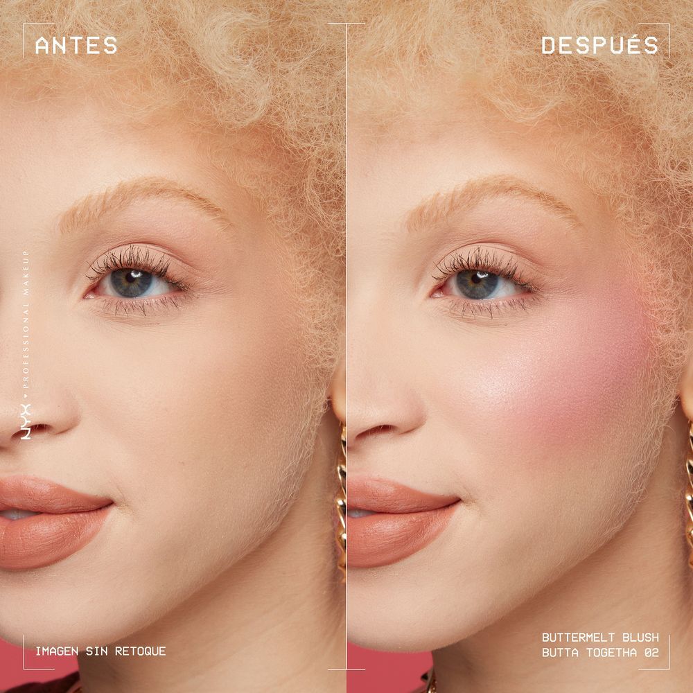 NYX PMU Buttermelt Blush, Rubor en Polvo