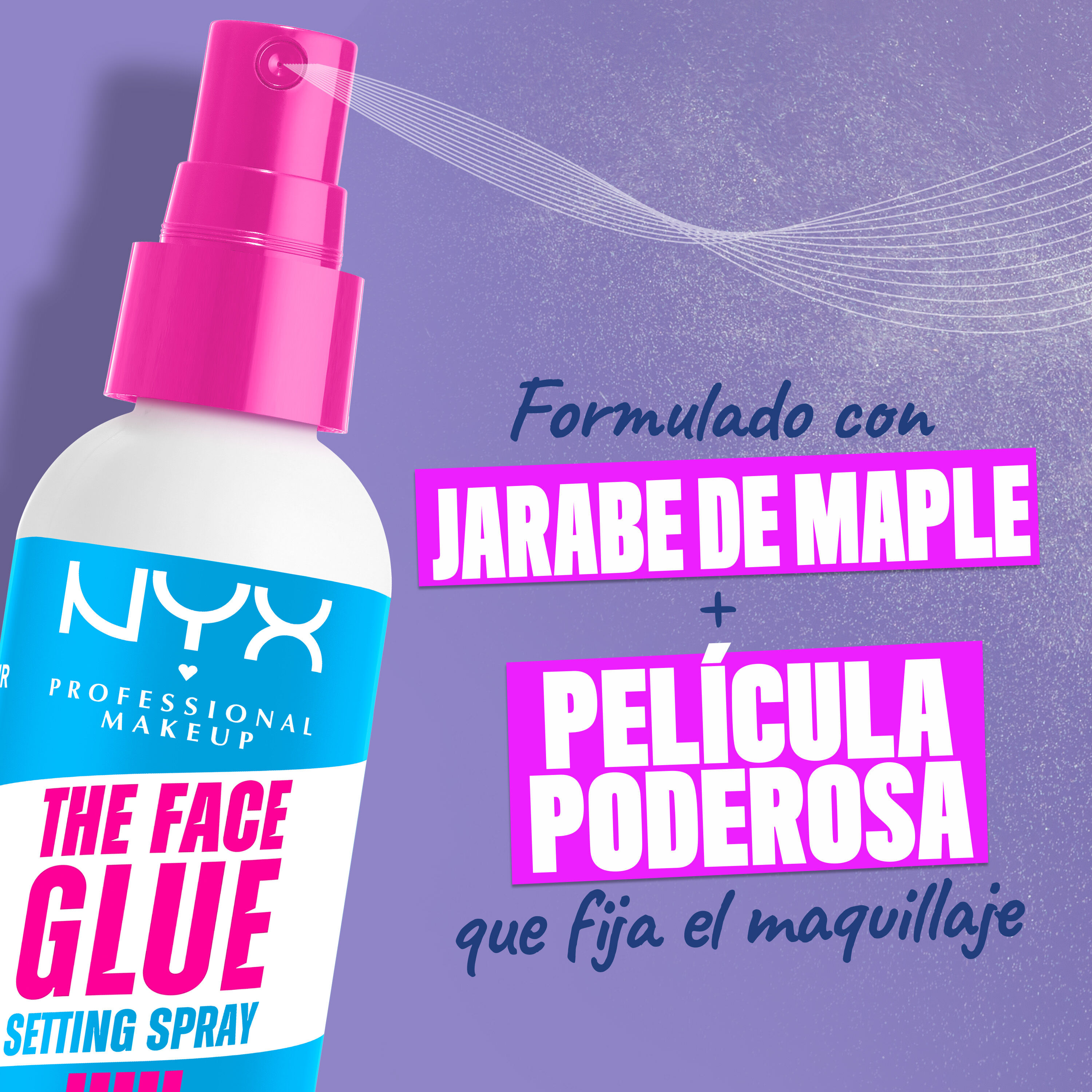 The Face Glue Spray Fijador de maquillaje