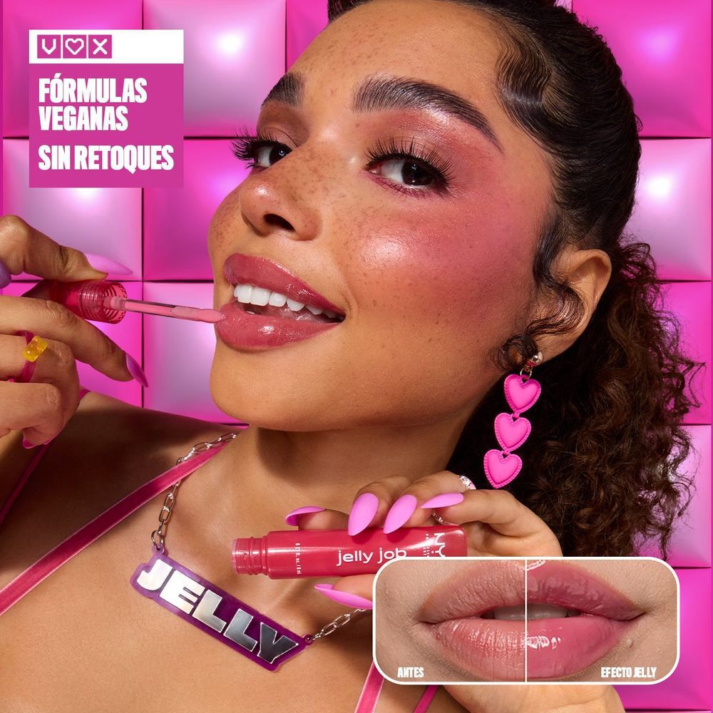 Jelly Job NYX PMU Gloss con brillo y volumen natural