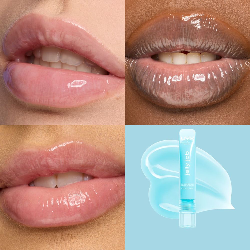 Jelly Job NYX PMU Gloss con brillo y volumen natural