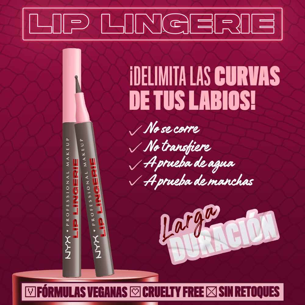 Lip Lingerie Delineador de Labios Efecto Tinta NYX PMU