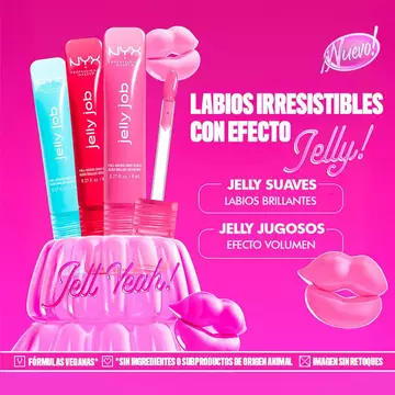 Jelly Job NYX PMU Gloss con brillo y volumen natural