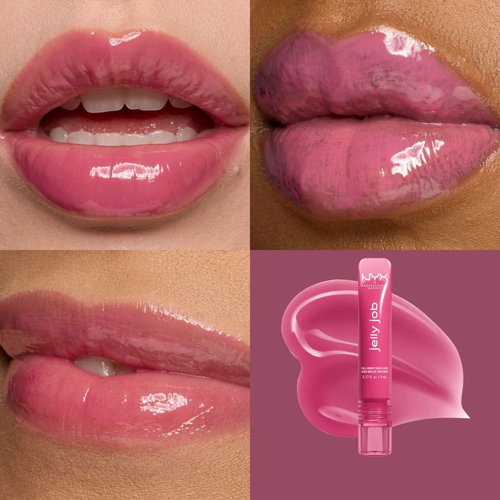 Jelly Job NYX PMU Gloss con brillo y volumen natural