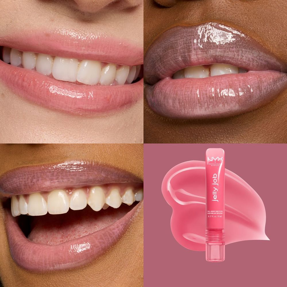 Jelly Job NYX PMU Gloss con brillo y volumen natural