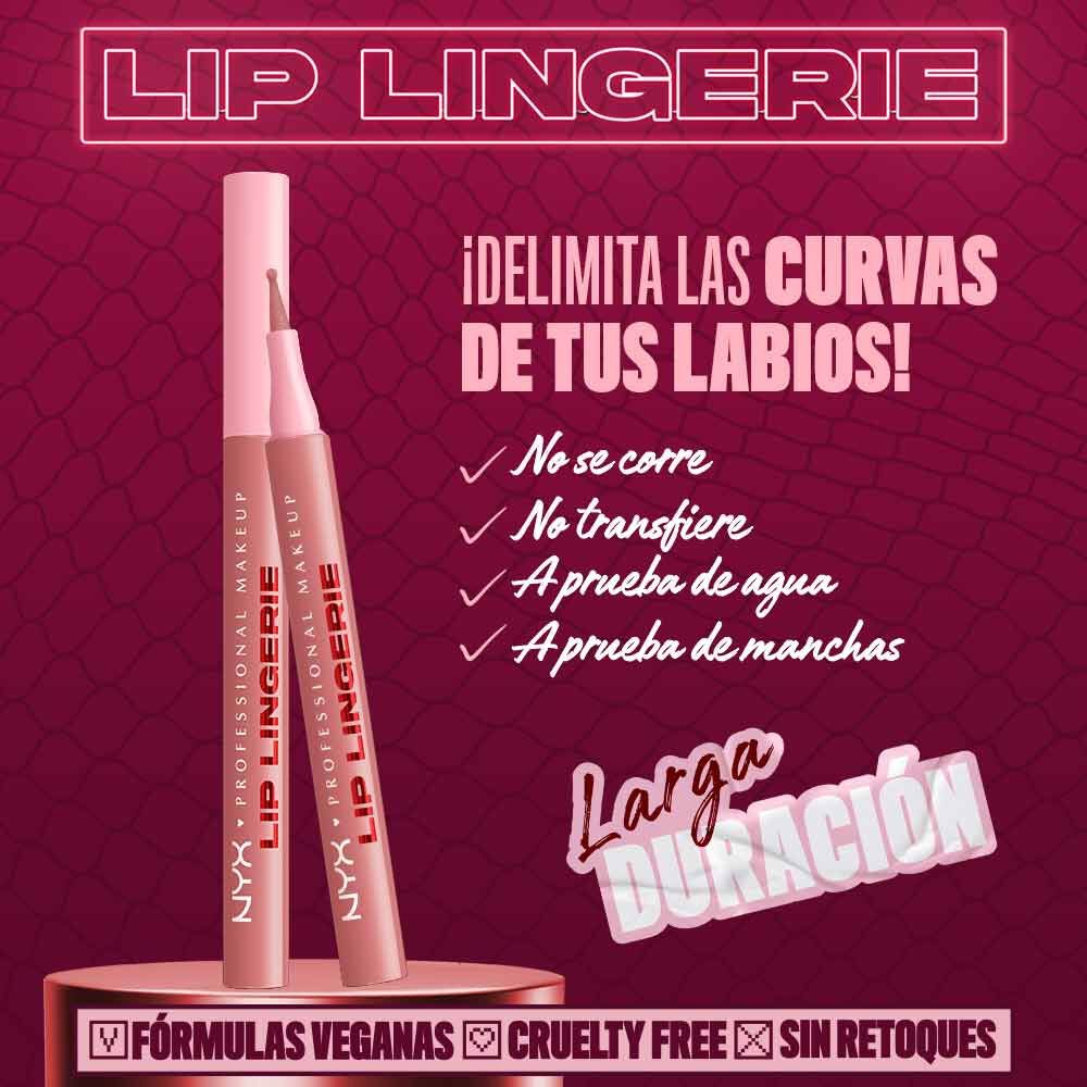 Lip Lingerie Delineador de Labios Efecto Tinta NYX PMU