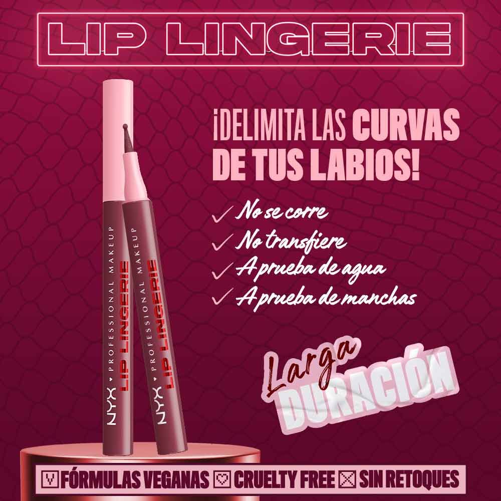 Lip Lingerie Delineador de Labios Efecto Tinta NYX PMU