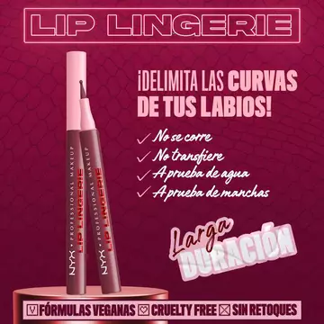 Lip Lingerie Delineador de Labios Efecto Tinta NYX PMU