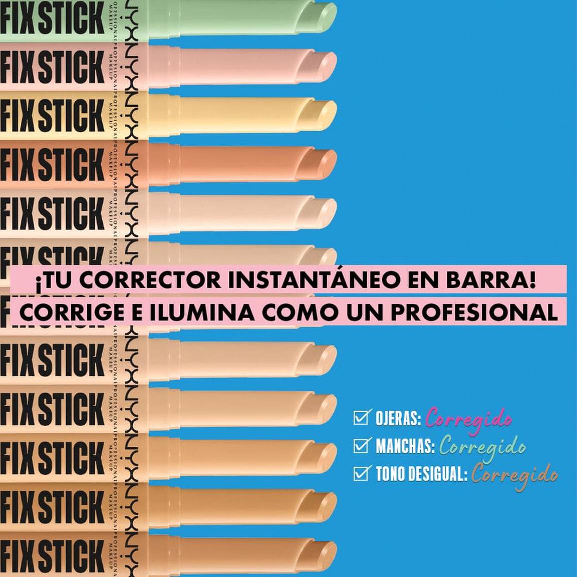 Professional Fix Pro Fix Stick Corrector en Barra | NYX Professional Makeup
