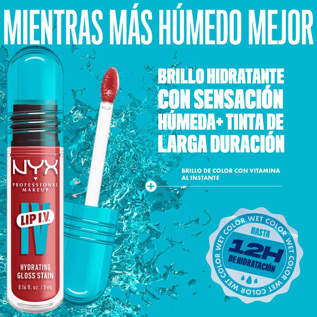 LIP I.V. Tinta para Labios Hidratante Efecto Gloss