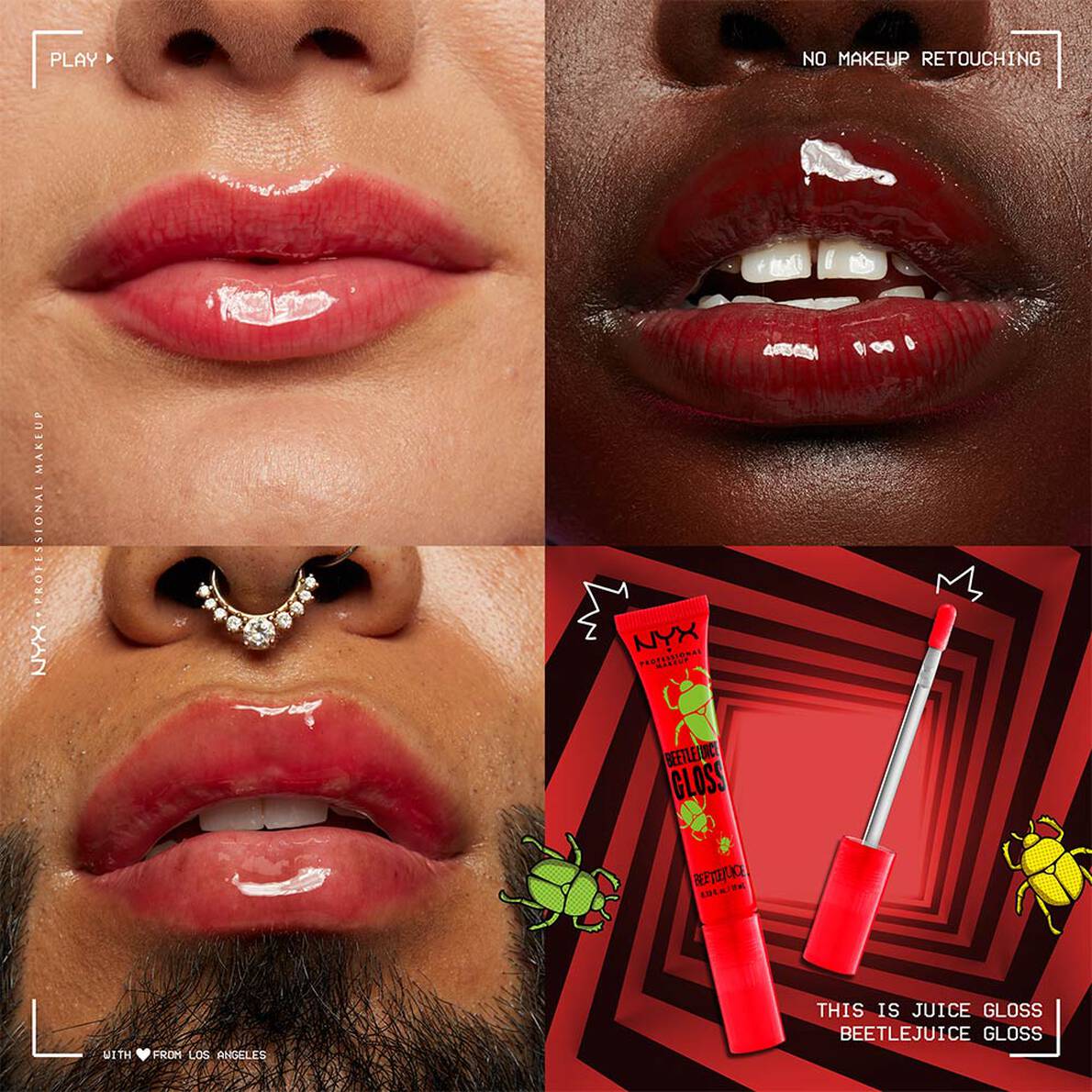 Beetlejuice Gloss para labios | NYX Professional Makeup